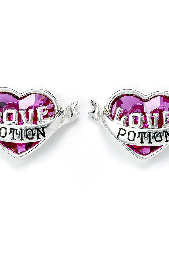 193224 Harry Potter Sterling Silver Crystal Earrings Love Potion