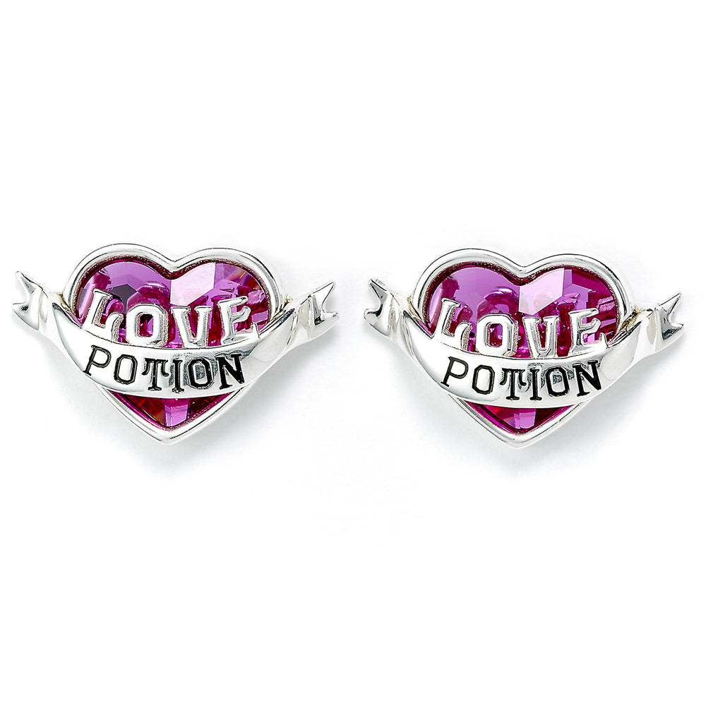 193224 Harry Potter Sterling Silver Crystal Earrings Love Potion