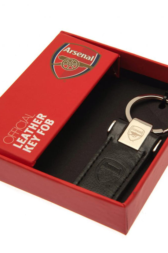 Arsenal FC Leather Key Fob