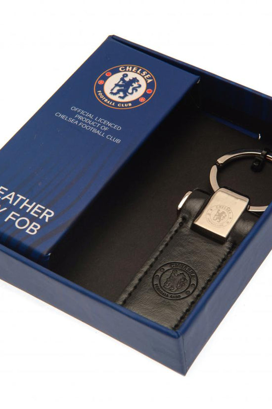 Chelsea FC Leather Key Fob