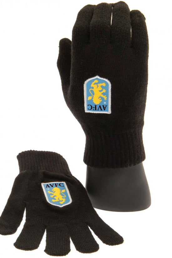 193814 Aston Villa FC Knitted Gloves Junior