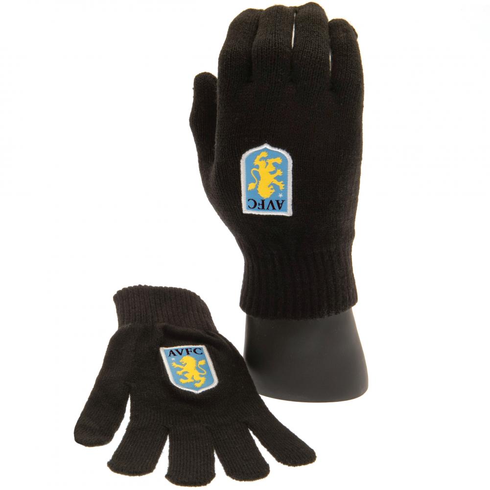 193814 Aston Villa FC Knitted Gloves Junior