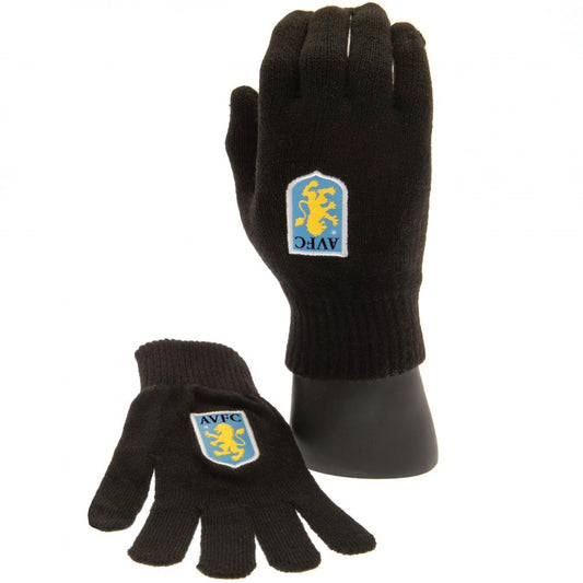 193814 Aston Villa FC Knitted Gloves Junior