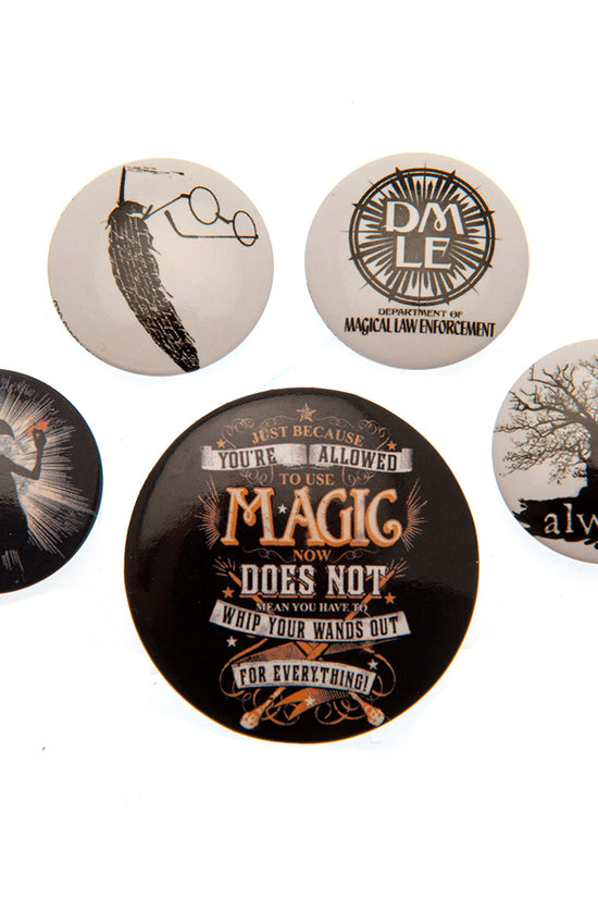 194734 Harry Potter Button Badge Set Magic
