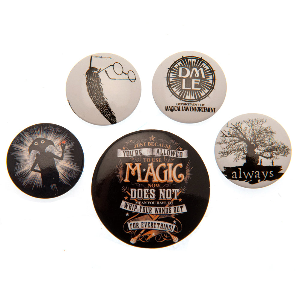 194734 Harry Potter Button Badge Set Magic
