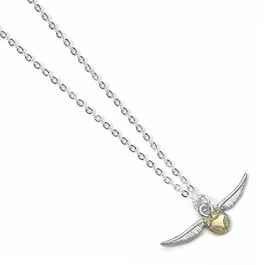 194758 Harry Potter Silver Plated Necklace Golden Snitch 1