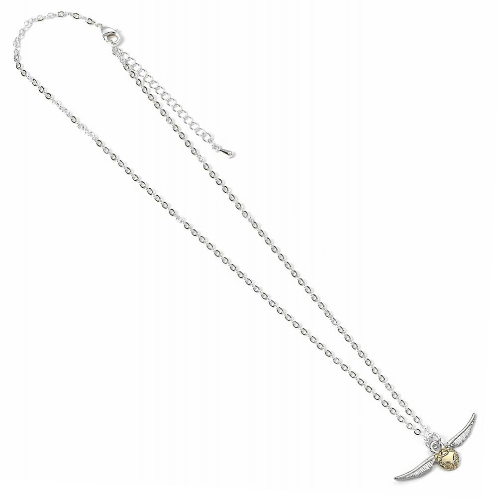 194758 Harry Potter Silver Plated Necklace Golden Snitch 2