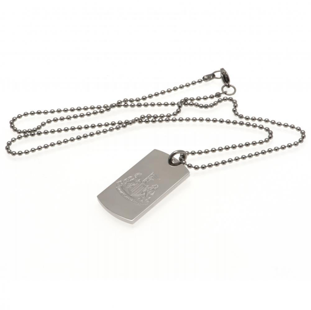 21843 Newcastle United FC Engraved Dog Tag Chain 1