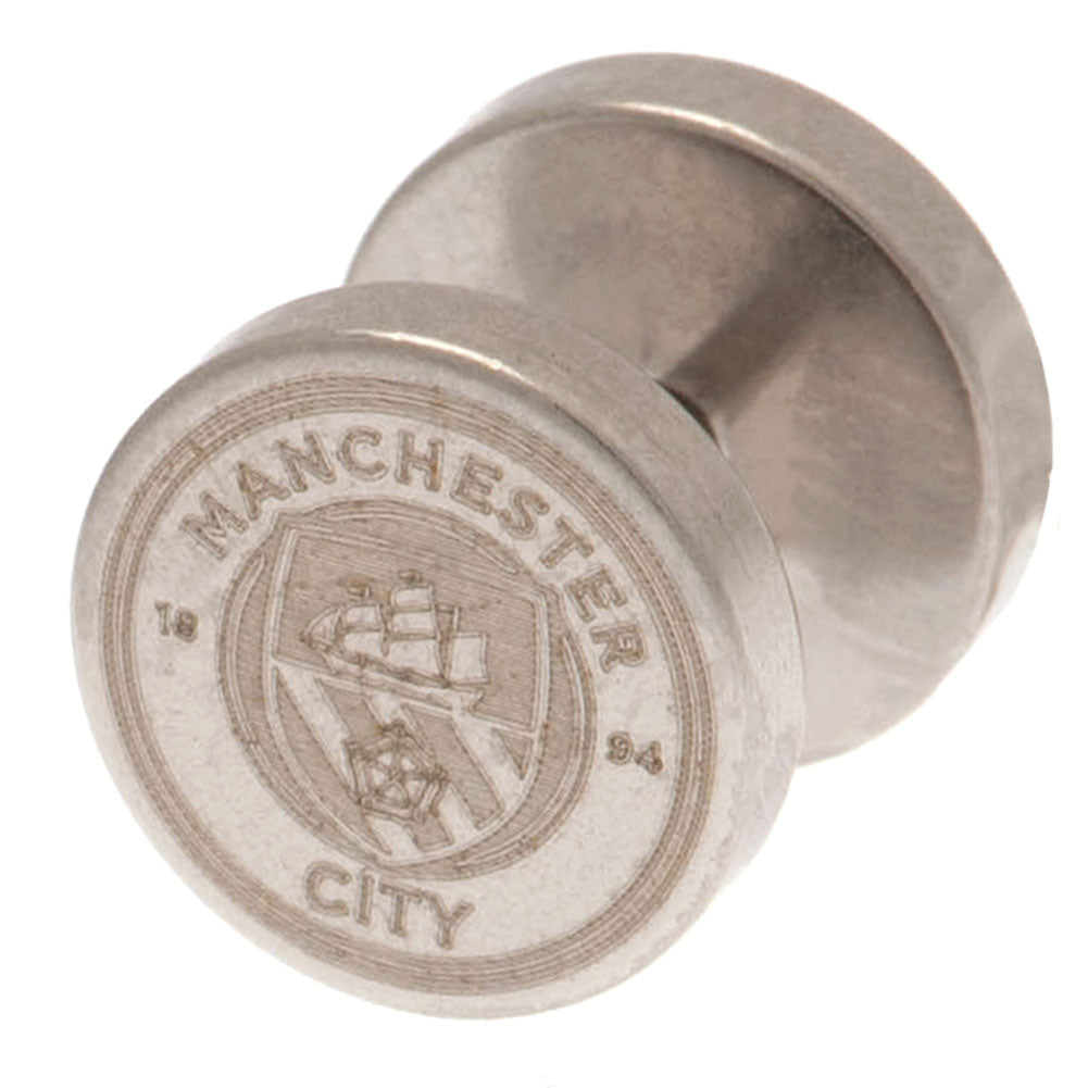 22219 Manchester City FC Stainless Steel Stud Earring 1