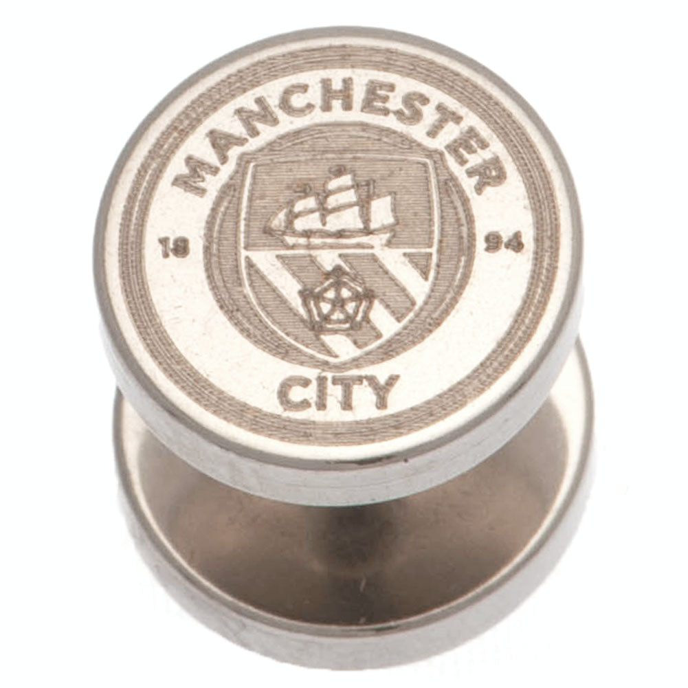 22219 Manchester City FC Stainless Steel Stud Earring