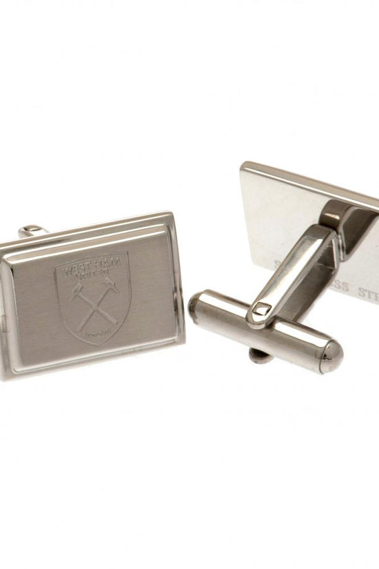 West Ham United FC Stainless Steel Cufflinks