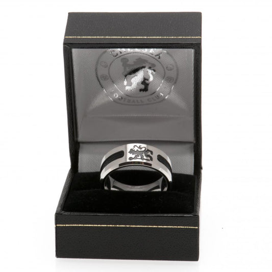 22979 Chelsea FC Black Inlay Ring 1