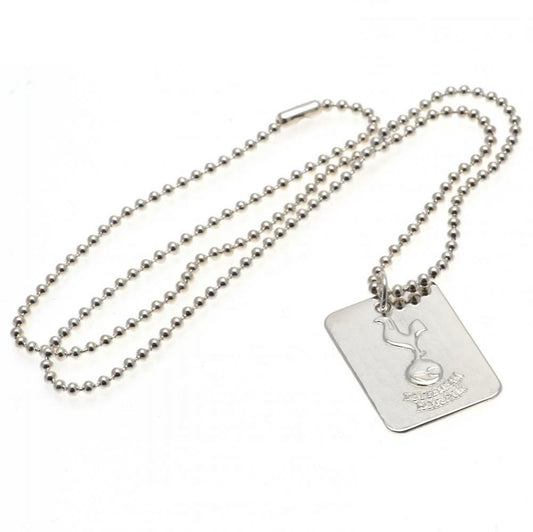 23646 Tottenham Hotspur FC Silver Plated Dog Tag Chain 1