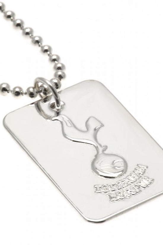 23646 Tottenham Hotspur FC Silver Plated Dog Tag Chain