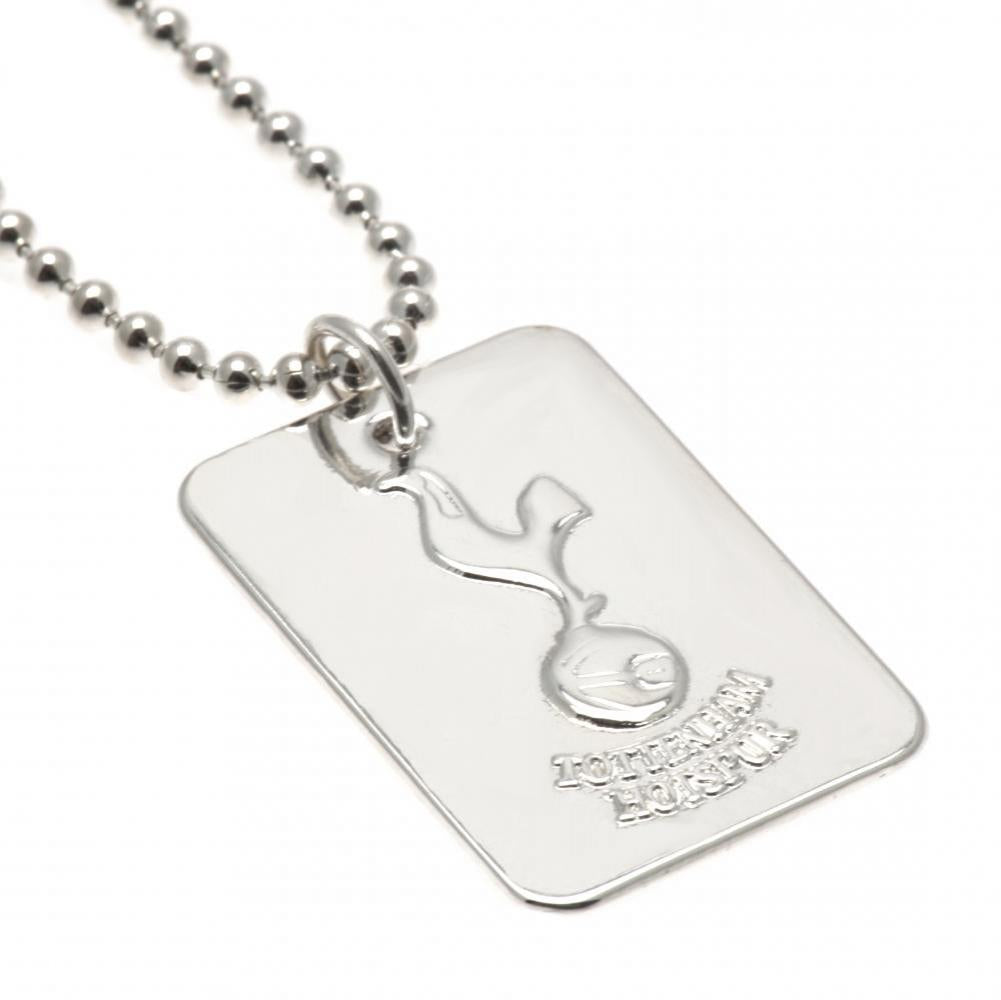 23646 Tottenham Hotspur FC Silver Plated Dog Tag Chain