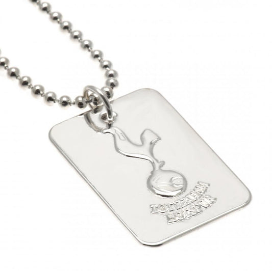 23646 Tottenham Hotspur FC Silver Plated Dog Tag Chain