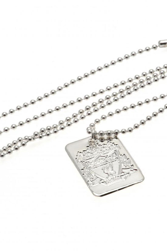 23649 Liverpool FC Silver Plated Dog Tag Chain 1