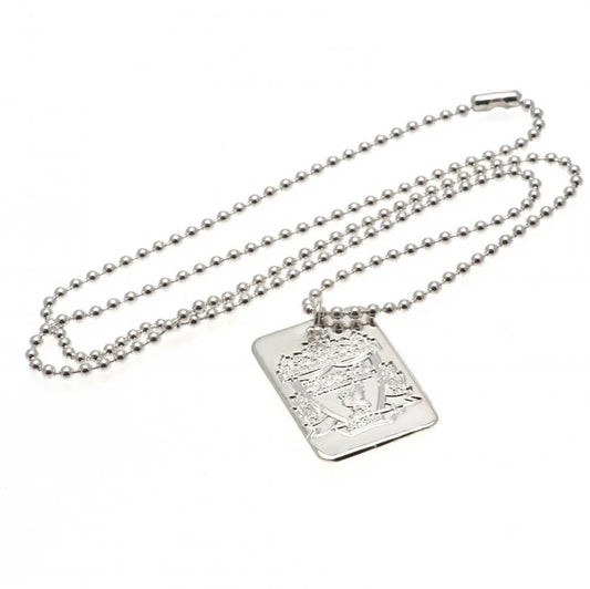 23649 Liverpool FC Silver Plated Dog Tag Chain 1