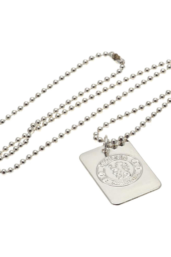 23651 Chelsea FC Silver Plated Dog Tag Chain 1