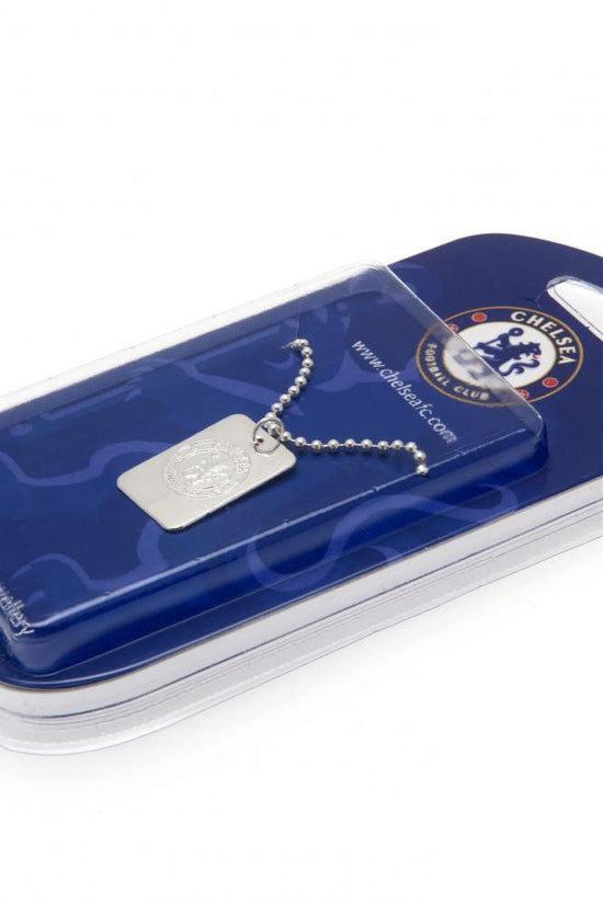 23651 Chelsea FC Silver Plated Dog Tag Chain 2