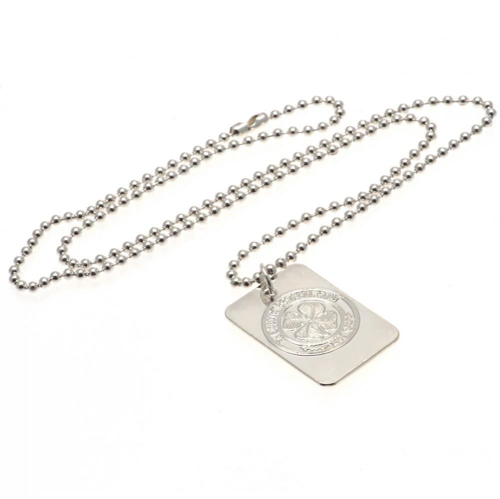 23652 Celtic FC Silver Plated Dog Tag Chain 1
