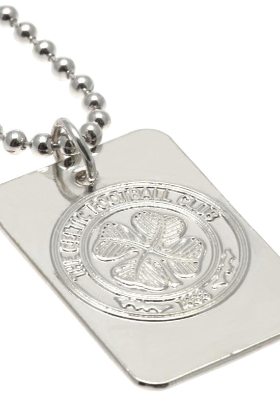23652 Celtic FC Silver Plated Dog Tag Chain