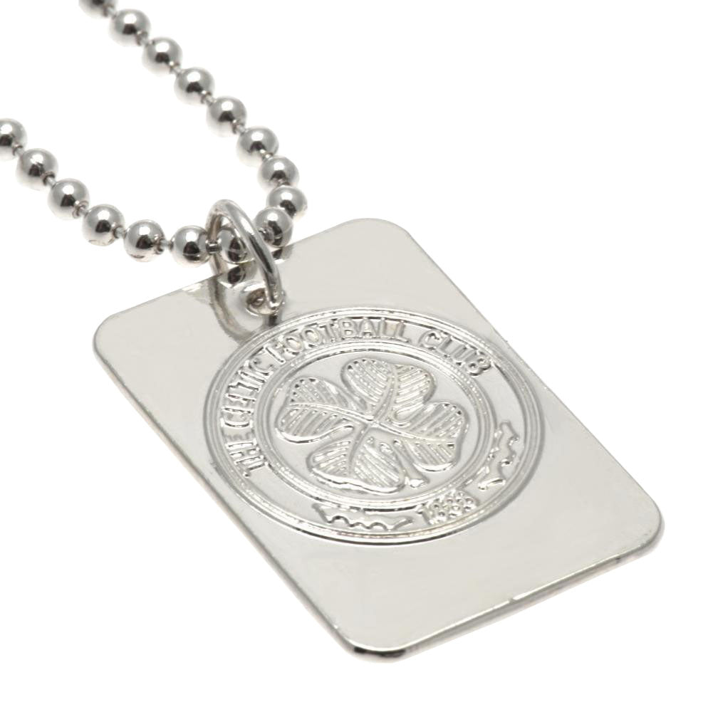 23652 Celtic FC Silver Plated Dog Tag Chain