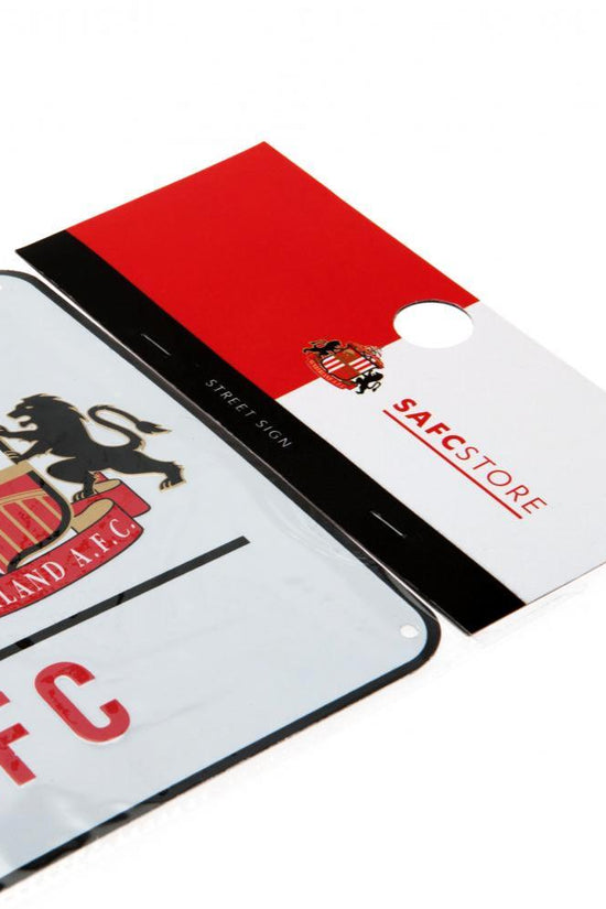 Sunderland AFC White Street Sign