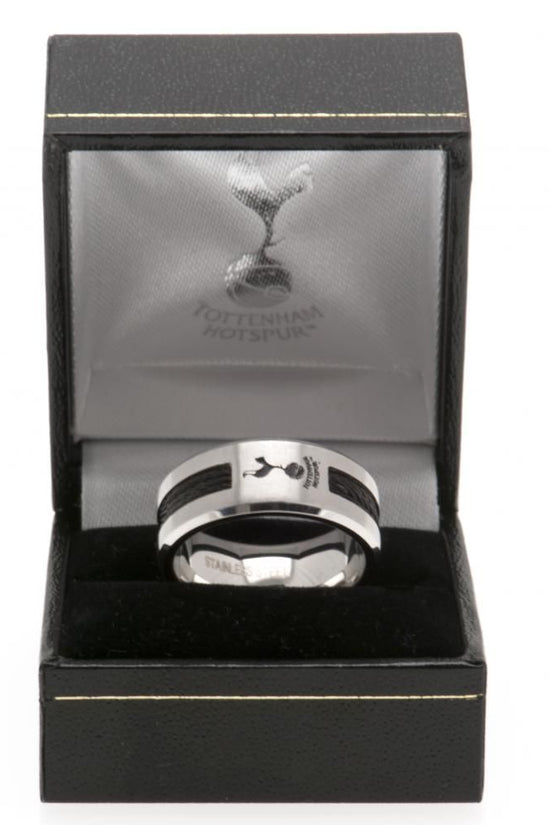 Tottenham Hotspur FC Black Inlay Ring Medium