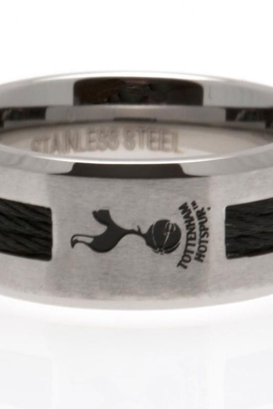 Tottenham Hotspur FC Black Inlay Ring Large