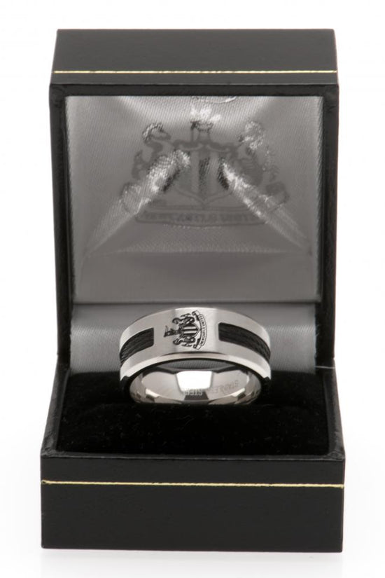 26712 Newcastle United FC Black Inlay Ring 1