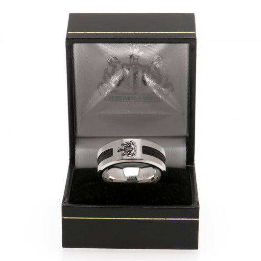 26712 Newcastle United FC Black Inlay Ring 1