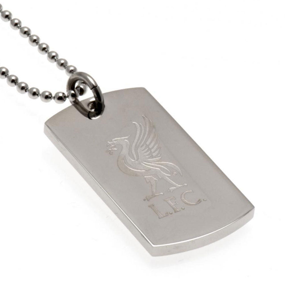 29411 Liverpool FC Engraved Dog Tag Chain LB