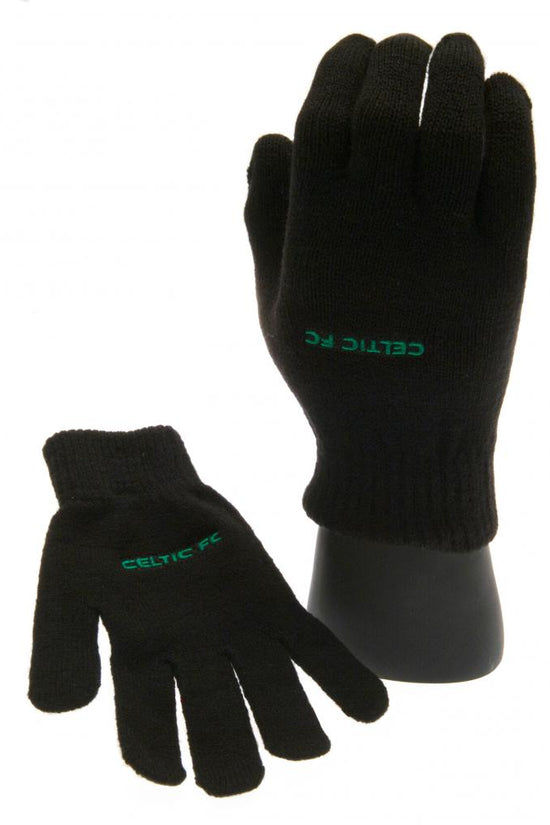 Celtic FC Knitted Gloves Junior