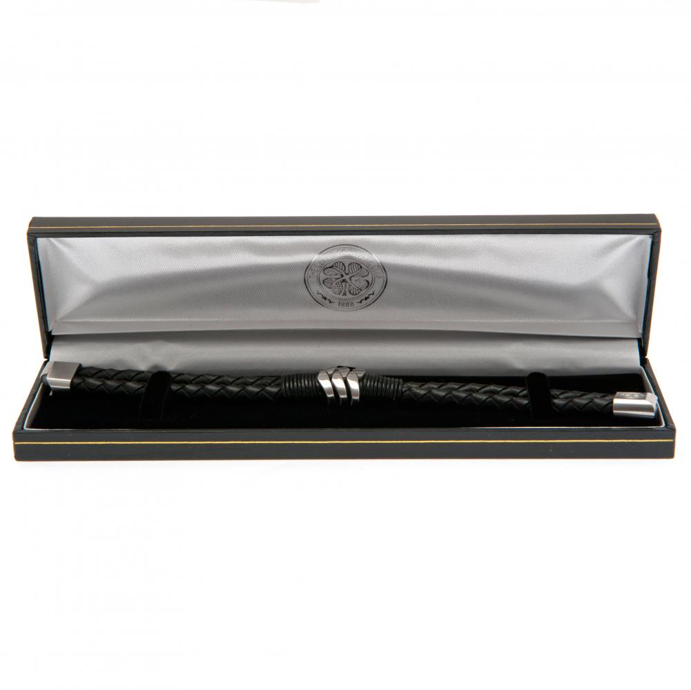 34826 Celtic FC Leather Bracelet 2