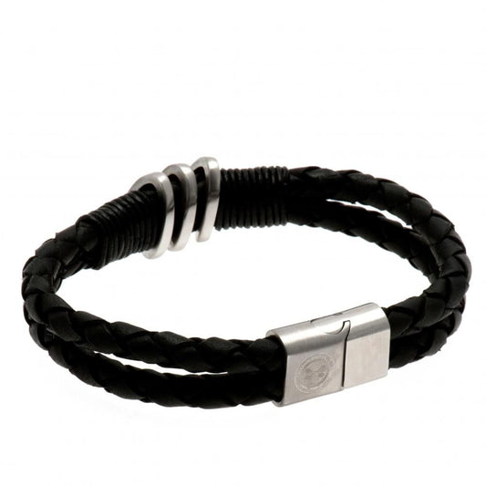 34826 Celtic FC Leather Bracelet