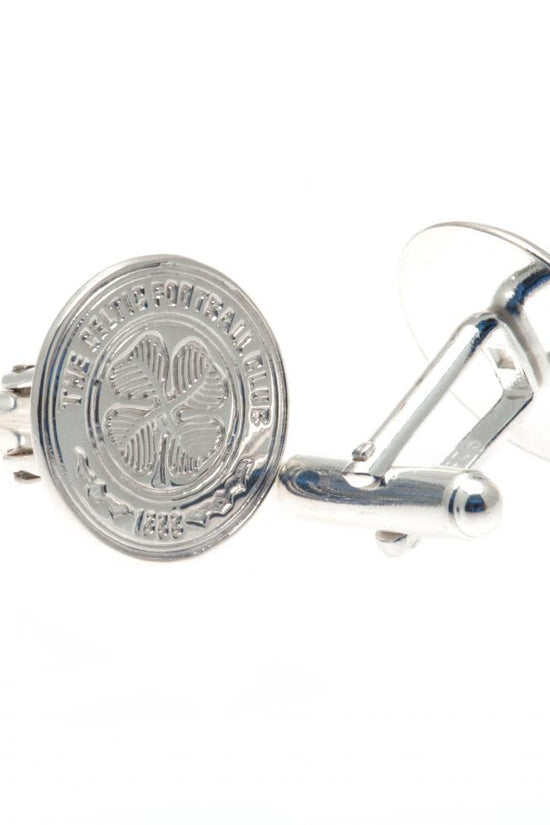 Celtic FC Sterling Silver Crest Cufflinks