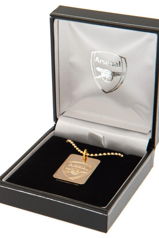 36165 Arsenal FC Gold Plated Dog Tag Chain 2