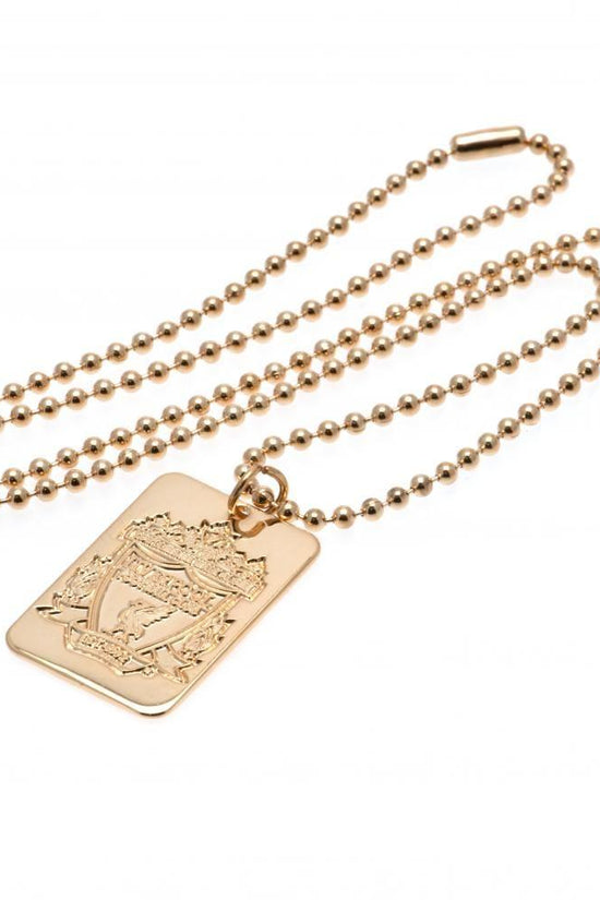 36168 Liverpool FC Gold Plated Dog Tag Chain 1