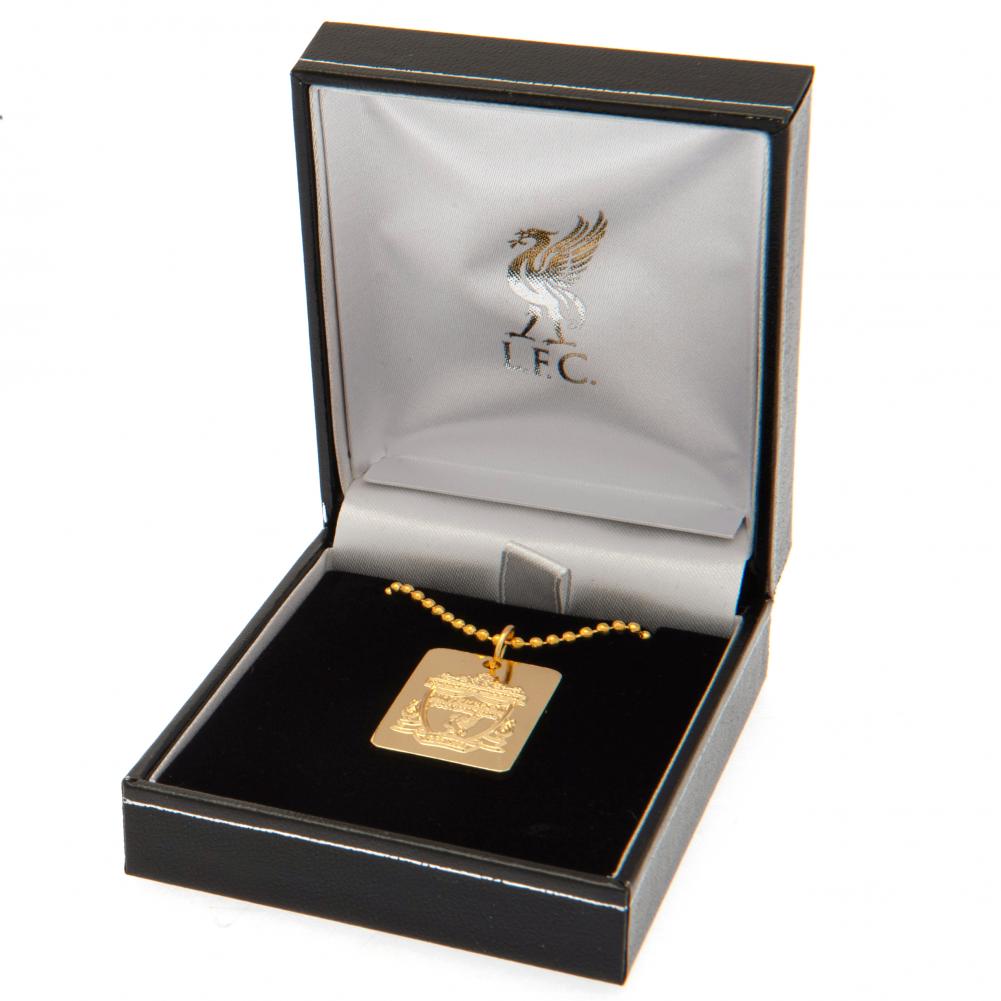36168 Liverpool FC Gold Plated Dog Tag Chain 2