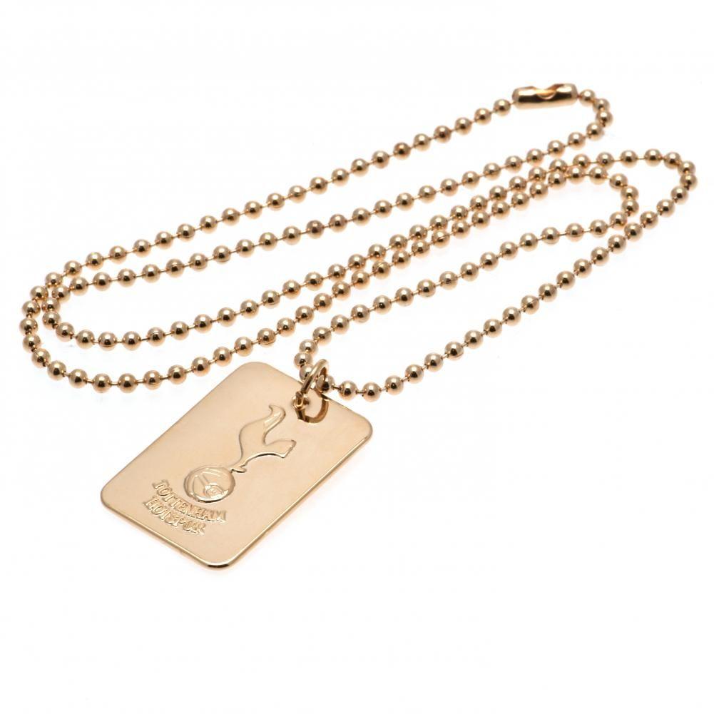 36172 Tottenham Hotspur FC Gold Plated Dog Tag Chain 1