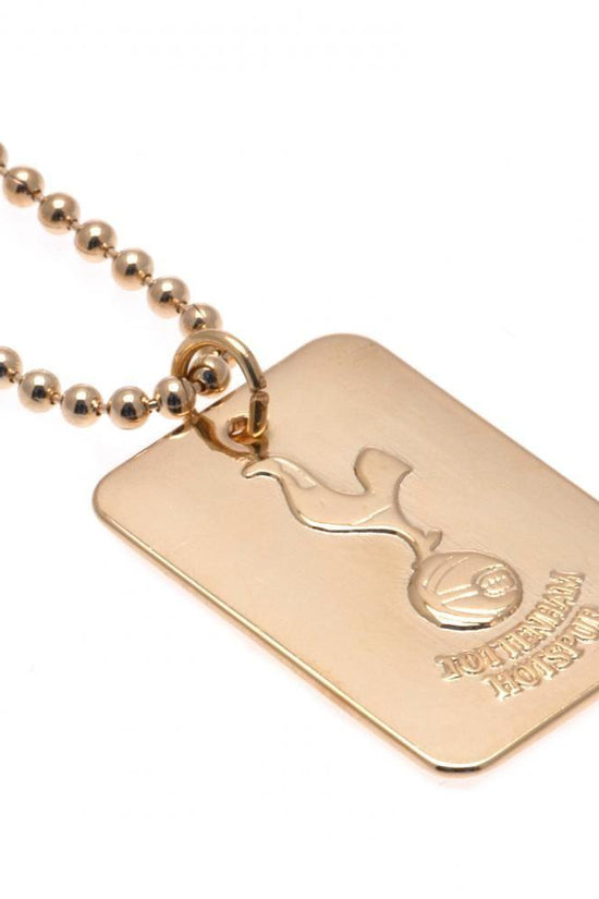 36172 Tottenham Hotspur FC Gold Plated Dog Tag Chain