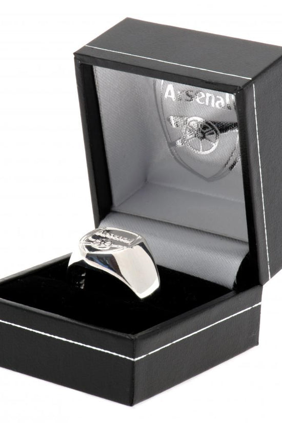 Arsenal FC Sterling Silver Ring Medium