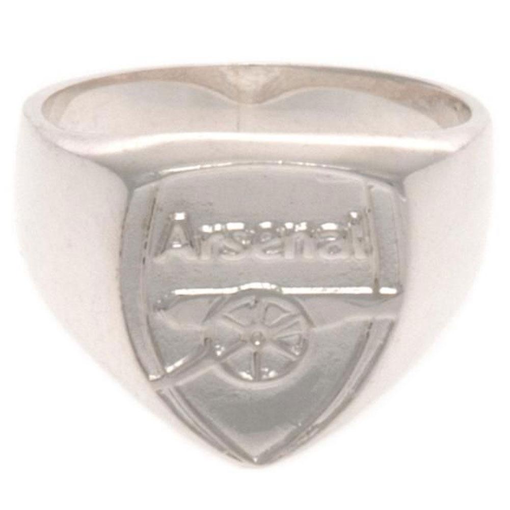 36198 Arsenal FC Sterling Silver Ring