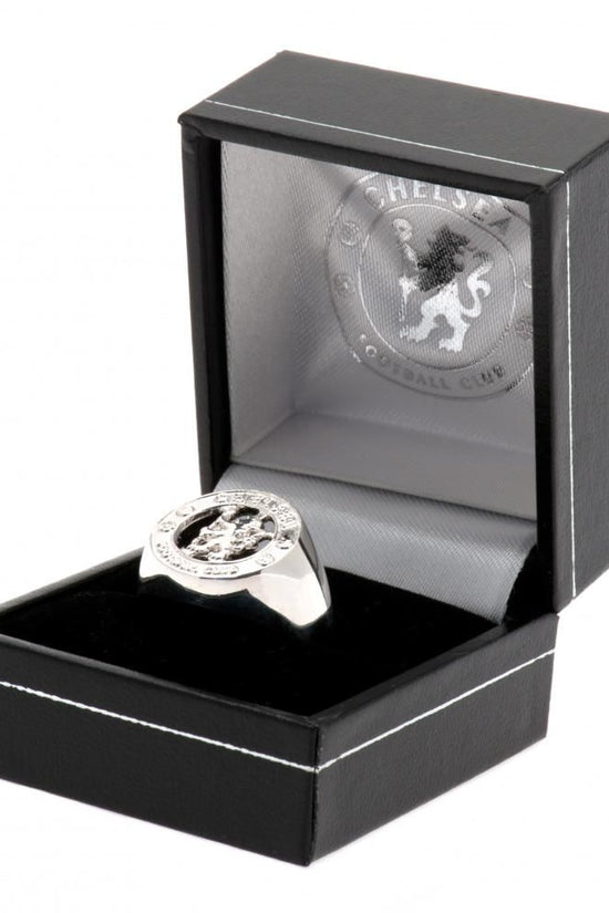 Chelsea FC Sterling Silver Ring Medium