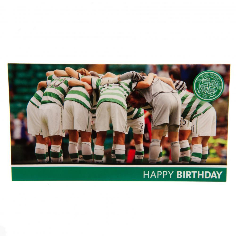 36307 Celtic FC Birthday Card Huddle 1