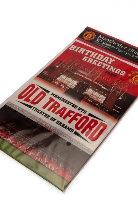 Manchester United FC Pop-Up Birthday Card