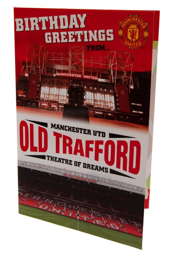 Manchester United FC Pop-Up Birthday Card