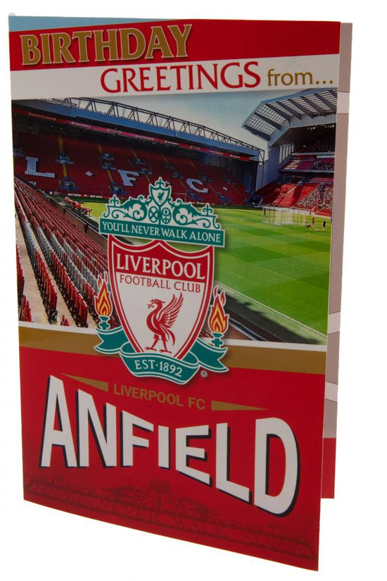 Liverpool FC Pop-Up Birthday Card