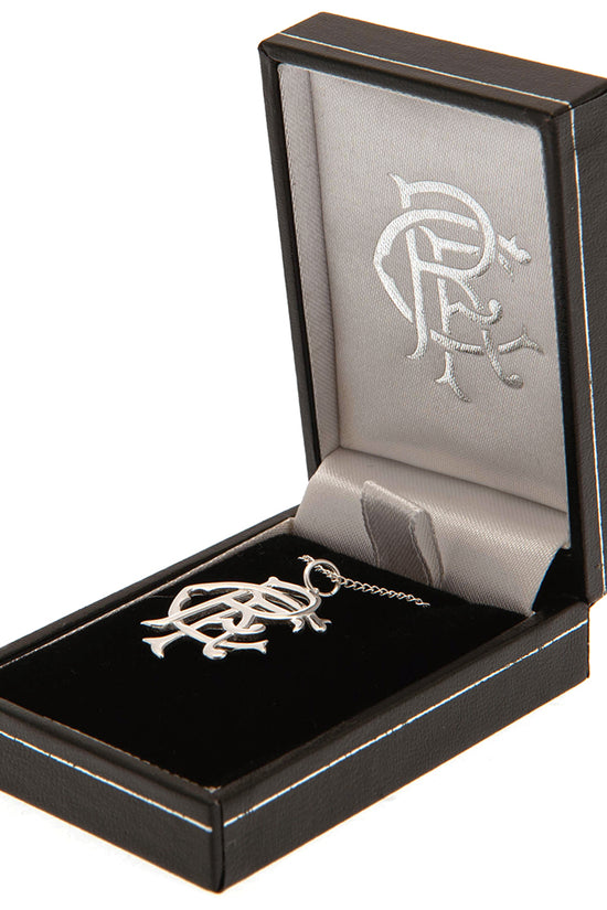 Rangers FC Sterling Silver Pendant & Chain Large
